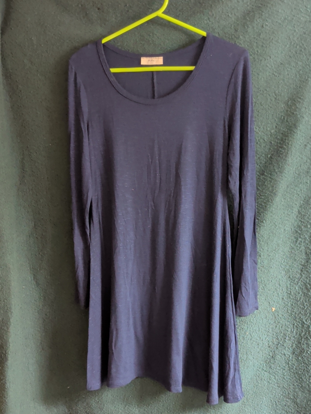 Pinc Navy Crew Neck Dress